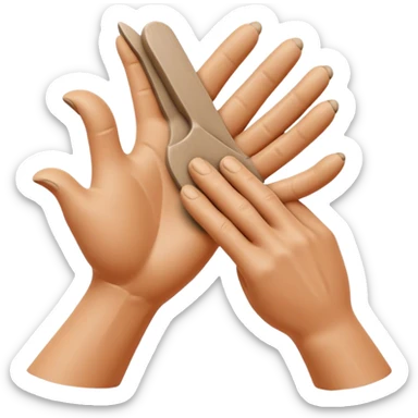 Sculpting icon, hands shaping clay, sculpting tools, unfinished sculpture, textured surface, minimalistic style, clean lines, transparent background. sticker