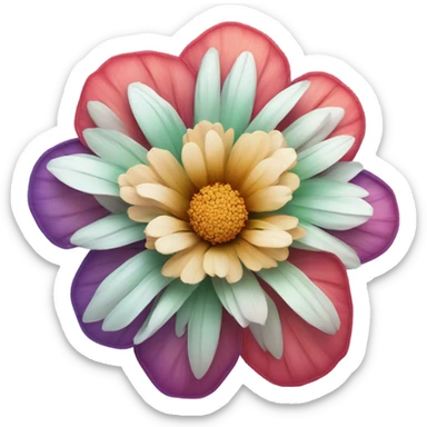 Flower sticker