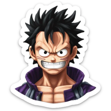 Luffy gear fourth sticker