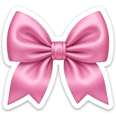 Pink Aesthetic bow sticker