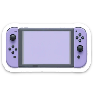 Pastel purple Nintendo switch  handheld  sticker