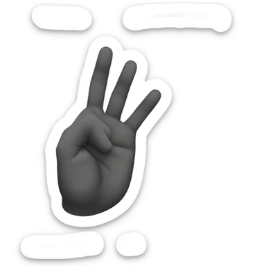 ASL  “beautiful” sticker