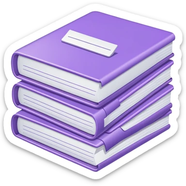 legal pale purple paperwork sticker
