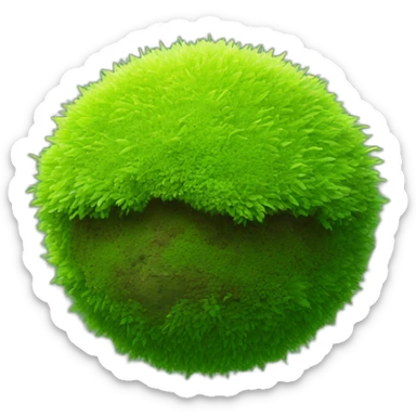 planet moss sticker