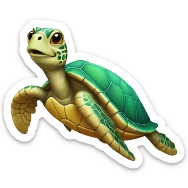 sea turtle sticker