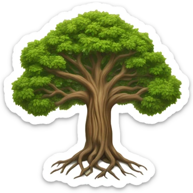 roots othe tree  of life sticker