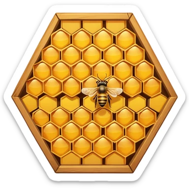 bee hive sticker