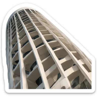 Reunion tower Dallas wide angle sticker