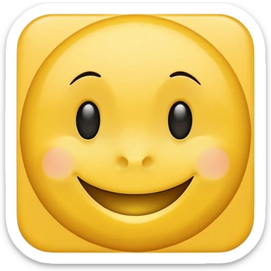 Neutral smiley sticker