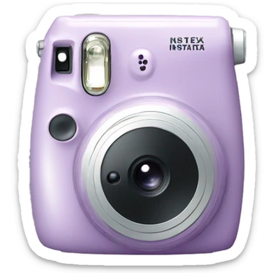 Light Purple Instax Mini Camera  sticker