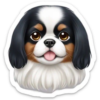 Dog breeder japanese chin sticker