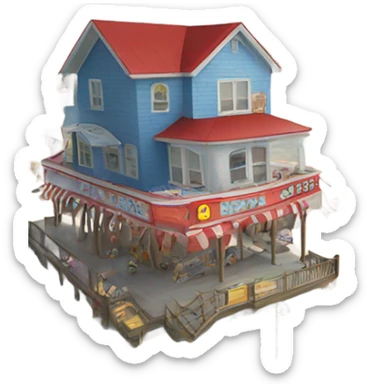 Seaside heights  sticker