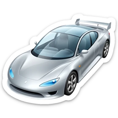 car with a transparent shield or film sticker