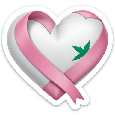PALESTINE HEART PINK RIBBON sticker