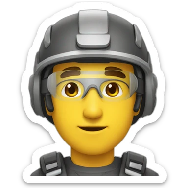 engenheiro com capacete sticker
