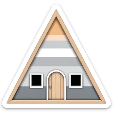 scandi style home ornament  sticker