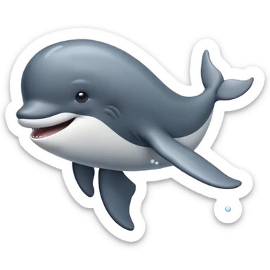 una balena  sticker