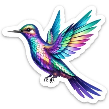 colibri sticker
