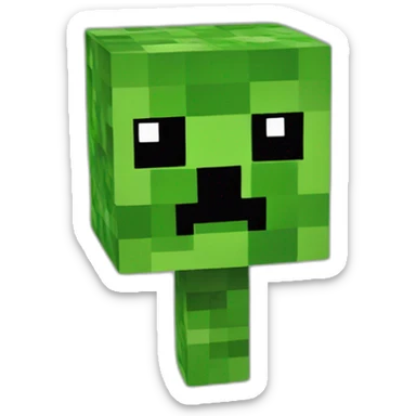 Creeper minecraft sticker