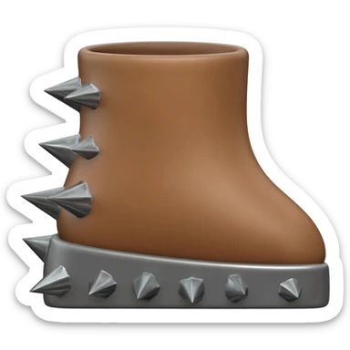 spiked boot sticker