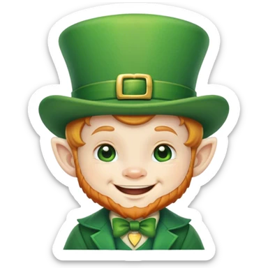 infant leprechaun  sticker