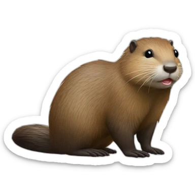 Nutria nea sticker