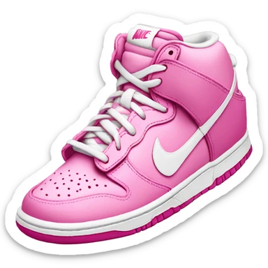 Pink Nike dunks  sticker