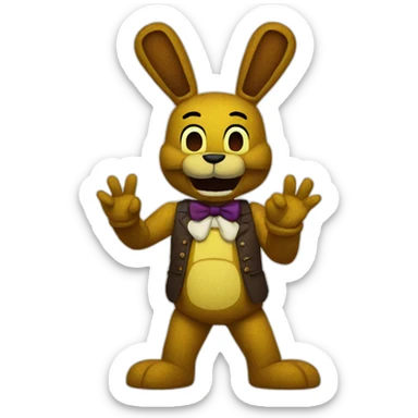 spring bonnie sticker