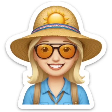 USA tourist in Cusco sticker