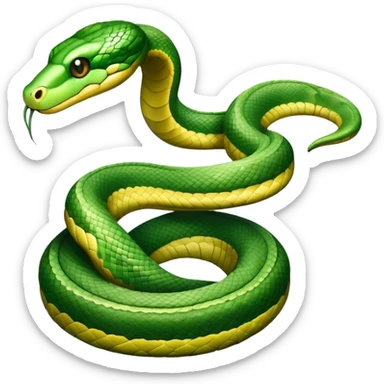python snake sticker