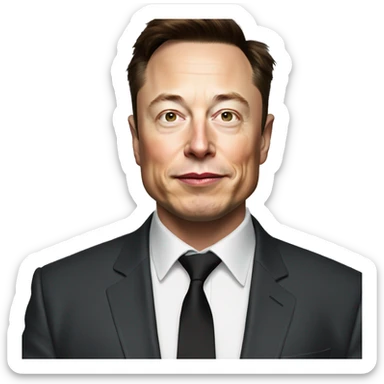 elon musk sticker