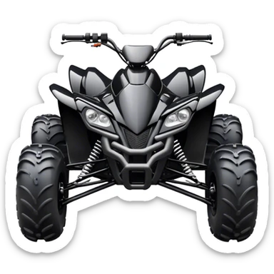 atv quad banshee front sticker
