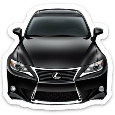 2012 black lexus is350 sticker