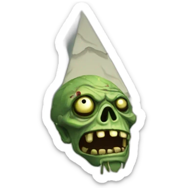 Pyramide zombie sticker