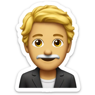 Create an emoji with the letters: CM sticker