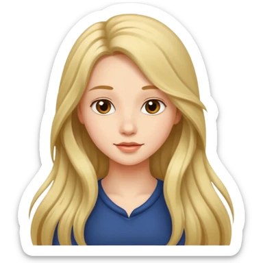 Romantic garil  sticker