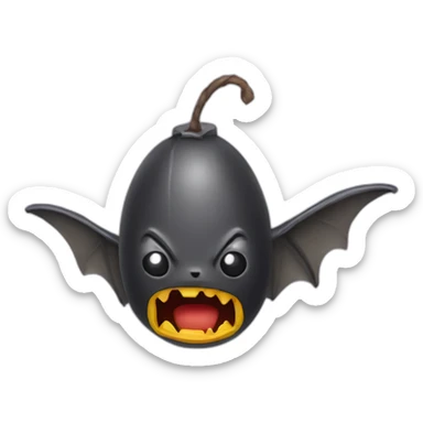 bomb bat sticker