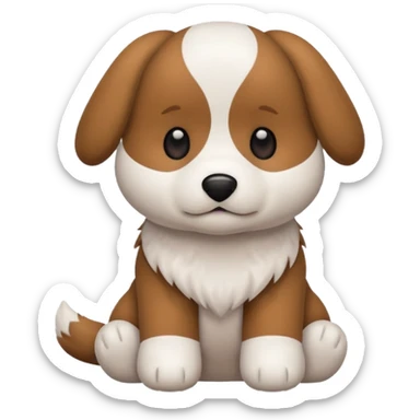 dog plushie  sticker