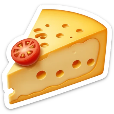 cheese and tomato sticker