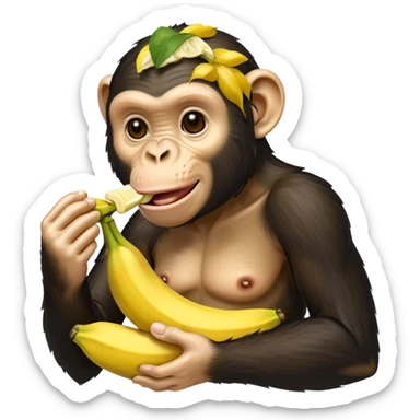 Chimpanzini bananini sticker