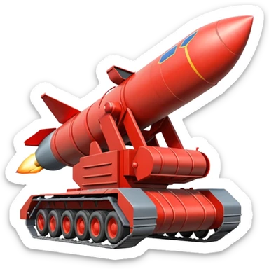 NATO military rocket launch system with many missles sticker