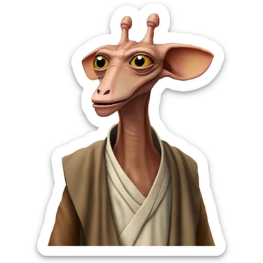 Jar Jar Binks from Star Wars Episode I sticker
