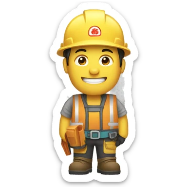 construction Great Wall of china sticker