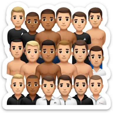 Hyper realistic Josh King 'JetSet' Madrid - Iman Gadzhi vs. Alex Hormozi vs. Sebastian Ghiorghiu vs. Andrew Tate. Vs Branden Condy vs Grant Cardone vs Tony Robins vs Luke Belmar vs Daniel G vs Graham Stephan vs Jason Fallen vs Russell Brunson sticker