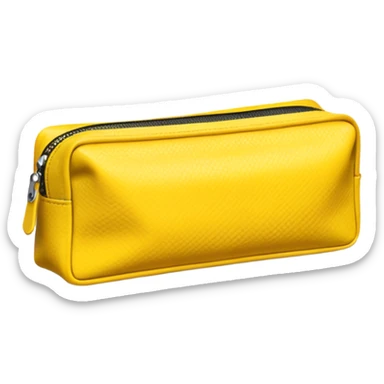 yellow Pencil Case sticker