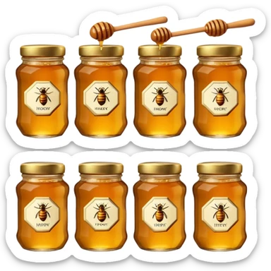 Artisan Honey Jars sticker