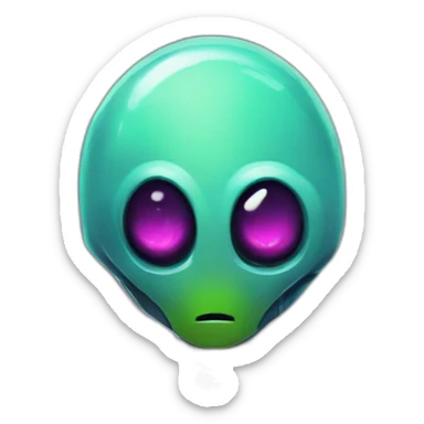 alien planet futuristic roguelike rpg style inspired by hearthstone sticker