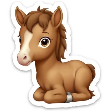 Foal time sticker