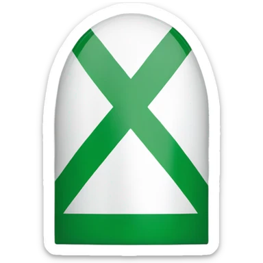 Green syrian flag sticker