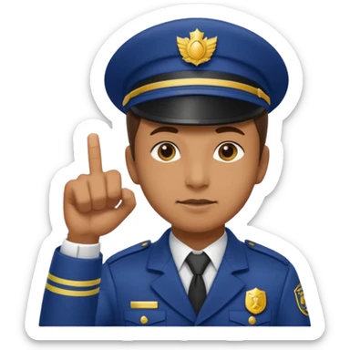 Ticket inspector with punch,Train Crew. sticker